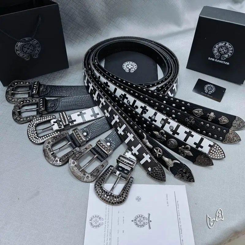 Chrome Hearts belt 38mmX100-125cm lb02